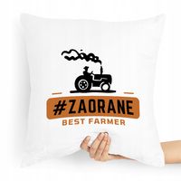 Poduszka Prezent Idealny Dla Rolnika Zaorane Z Nadrukiem Ze Zdjęciem