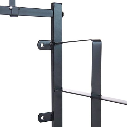 Wieszak ścienny z półką, drążkiem i haczykami, 66 cm na Arena.pl