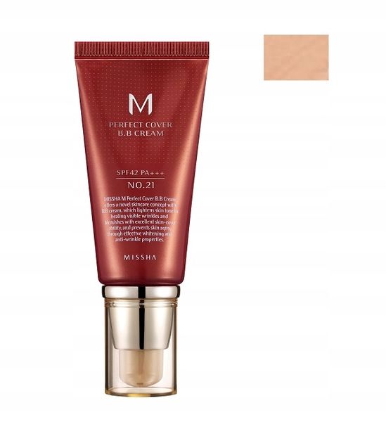 Krem BB Missha BB 21 Light Beige SPF 41-50 50 ml zdjęcie 3