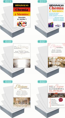 Ulotki A6 reklamowe firmowe 100szt dużo różnych wzorów SALON OPTYCZNY na Arena.pl