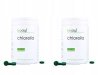 2x Chlorella Premium Bioalgi - Najwyższa Jakość i Skuteczność 400 tabletek