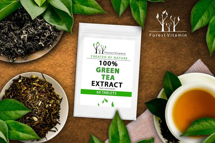 ZIELONA HERBATA 95% MOCNA 500mg GREEN TEA 60 TAB zdjęcie 5