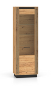 Witryna 1- Drzwiowa 1D 65 cm Craft Złoty + Czarny URNI ML