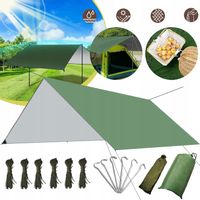 PLANDEKA NAMIOTOWA DO HAMAKA, 3 M X 3 M, OCHRONA PRZECIWSŁONECZNA, PIKNIK
