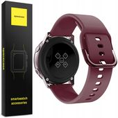 Spacecase Silicone Band 20Mm Dark Red