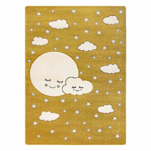 RUG/LU/TINIES/MOON/MUSTARD/140x190 zdjęcie 1