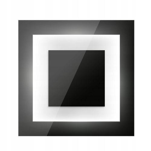 Lampka schodowa OPRAWA LED 230V oświetlenie schodowe 2W CZARNA ZIMNA 6000k na Arena.pl