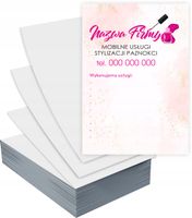 Ulotki A5 USŁUGI STYLIZACJI PAZNOKCI 100 szt reklamowe + PROJEKT GRATIS