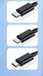 ŁADOWARKA SAMOCHODOWA 2x USB + KABEL 3W1 USB-C MICRO USB APPLE LIGHTNING zdjęcie 8