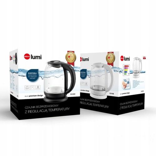 Czajnik elektryczny Eldom C510 REGULACJA PANEL Regulacji TEMPERATURY 1,7L na Arena.pl