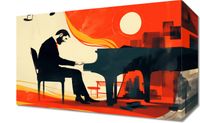 Obraz 30x20cm Pianista