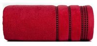 RĘCZNIK BAWEŁNA FROTTE BORDIURA 30X50 CM CZERWONY