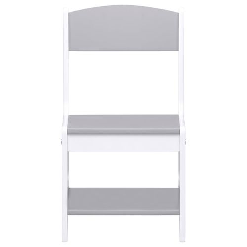 Stolik dla dzieci z 2 krzesłami, biały, MDF na Arena.pl