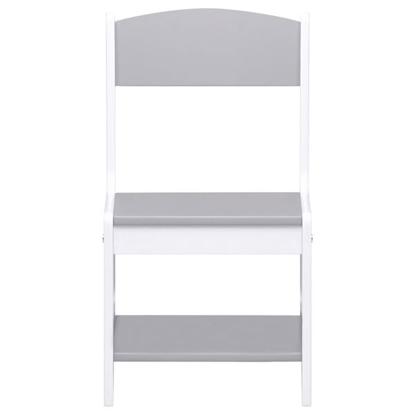 Stolik dla dzieci z 2 krzesłami, biały, MDF zdjęcie 11