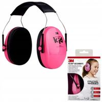 Nauszniki słuchawki ochronne dla dzieci 3M Peltor KID różowe na koncert