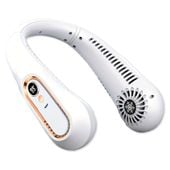 Wentylator na szyję Coolio 5 prędkości cichy wydajny akumulator kabel