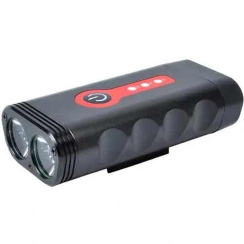 LAMPKA ROWEROWA LED PRZÓD 1800 LUMENÓW MOCNA + TYŁ na Arena.pl