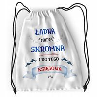 Plecak Dla Księgowej Sportowy Szkolny Worek Torba Z Nadrukiem Ze Zdjęciem