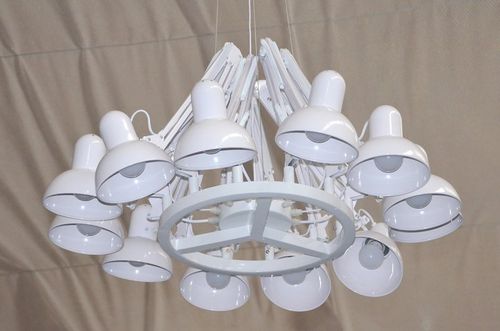 Lampa wisząca RAGNO 12 biała na Arena.pl