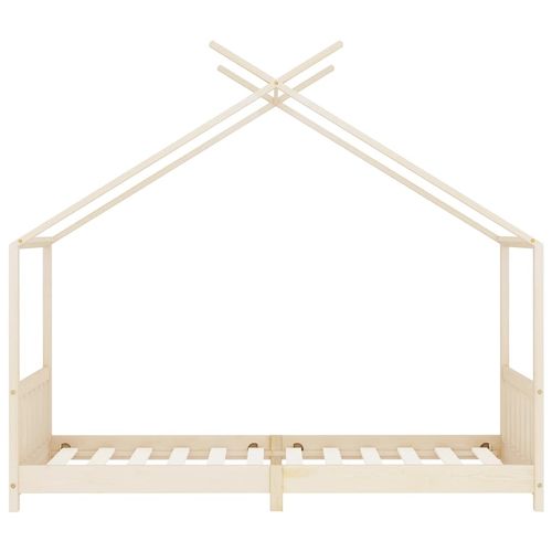 Rama łóżka dziecięcego, lite drewno sosnowe, 90 x 200 cm na Arena.pl