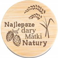 OTWIERACZ do piwa DREWNIANY personalizacja z grawerem dary matki natury