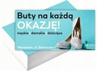 Wizytówki firmowe Foliowane 1000szt różne wzory SPRZEDAŻ OBUWIA