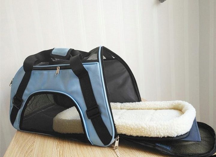 TRANSPORTER dla KOTA PSA Torba z Matą Pluszową zdjęcie 8