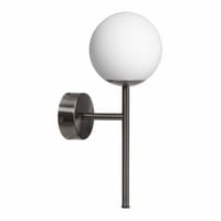 Sypialniany kinkiet ścienny MIJA 21086120 Kaspa kulisty biały tytan