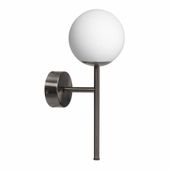 Sypialniany kinkiet ścienny MIJA 21086120 Kaspa kulisty biały tytan