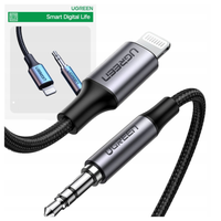 ugreen kabel przewód audio aux mfi lightning - 3,5 mm mini jack 1 m