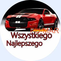 Opłatek na tort Mustang Ford Auto Samochód Logo Fura
