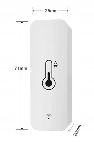 Czujnik temperatury i wilgotności WIFI TUYA SMART LIFE bezprzewodowy na Arena.pl
