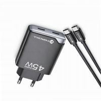 Szybka ładowarka 45W 2 porty z długim kablem 2m do Samsung Galaxy A40