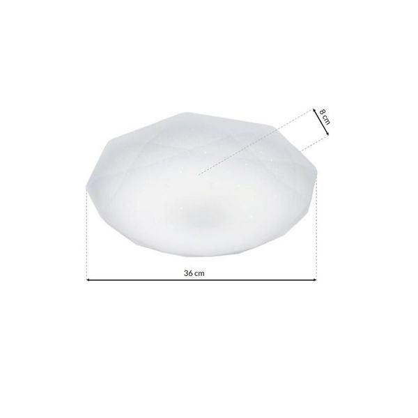 Plafon HEX 16W LED Ø360 mm zdjęcie 7