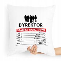 Poduszka Prezent Idealny Dla Dyrektora Dyrektorki Z Nadrukiem Ze Zdjęciem