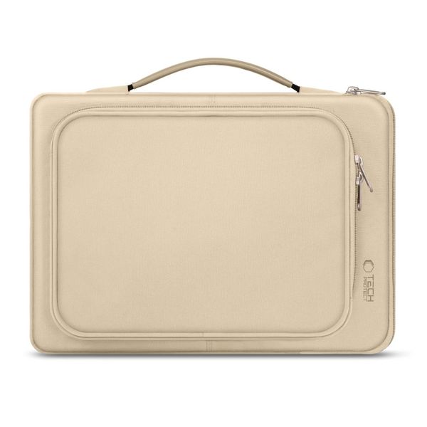 Torba Tech-Protect Basic NA Laptopa 13-14" Beżowa Ochrona zdjęcie 1