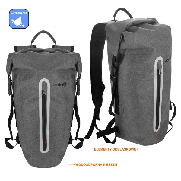 LEKKI TREKKINGOWY PLECAK TURYSTYCZNY WODOODPORNY ACTIVEU zdjęcie 2