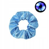 FROTKA OPASKA DO WŁOSÓW GUMKA LED Świecąca na IMPREZĘ GLOW PIĘKNA Niebieska