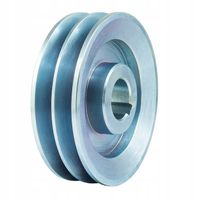 Koła koło pasowe szajba 2 paski 2x13mm HA | fi 120 mm otwór 28 mm