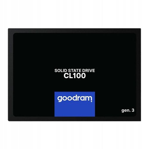 Dysk SSD GOODRAM CL100 480GB SATA III 2,5" GEN. 3 540/460 7mm 3D NAND Flash na Arena.pl