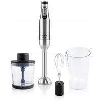 BLENDER RĘCZNY WIELOFUNKCYJNY MIKSER 1200W ZŁOTE OSTRZE MOC NISZCZENIA XXL