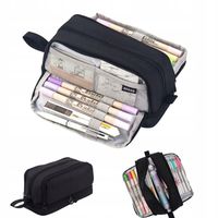 Duży wielofunkcyjny piórnik szkolny Kosmetyczka 4W1