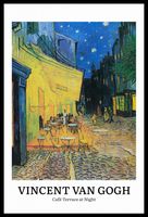 Plakat 40x60cm Design Cafe Terrace, Van Gogh Vintage do Salonu