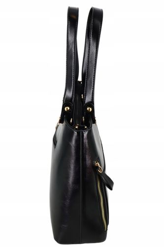 Torebka damska klasyczna teczka duża A4 wiele kieszeni wielozadaniowa na Arena.pl