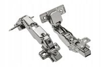 Zawias meblowy kątowy samodomyk 165 stopni GTV FI35 cichy domyk +