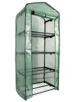 MINI SZKLARNIA BALKONOWA PÓŁKI FOLIA ROZSADNIK DO WYSIEWU ZIELNIK 160x