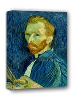 Autoportret 1889, Vincent van Gogh - obraz na płótnie 70x100 cm