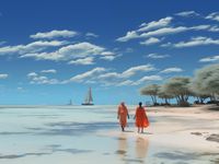 Plakat 80x60cm Spokój w Piaskach