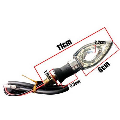 Kierunkowskazy kierunki MOTOCYKLOWE STRZAŁKI 12 LED 4 szt KOMPLET MIGACZE na Arena.pl