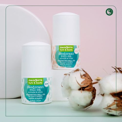 MACROVITA Kids & Teens Coral naturalny dezodorant roll-on dla dziewczynek z morindą i fiołkiem 50ml na Arena.pl